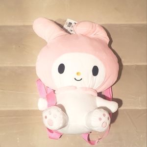 NWT Sanrio My Melody Plush Backpack